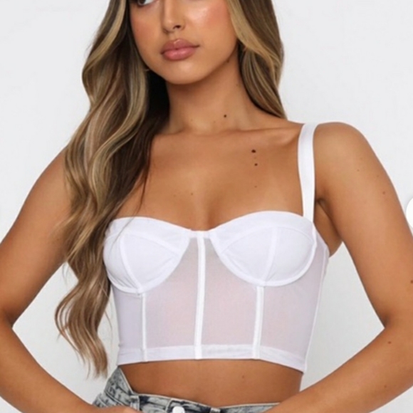White Fox Boutique Tops - White Fox Boutique Gimme Love Bustier. NWT Small
